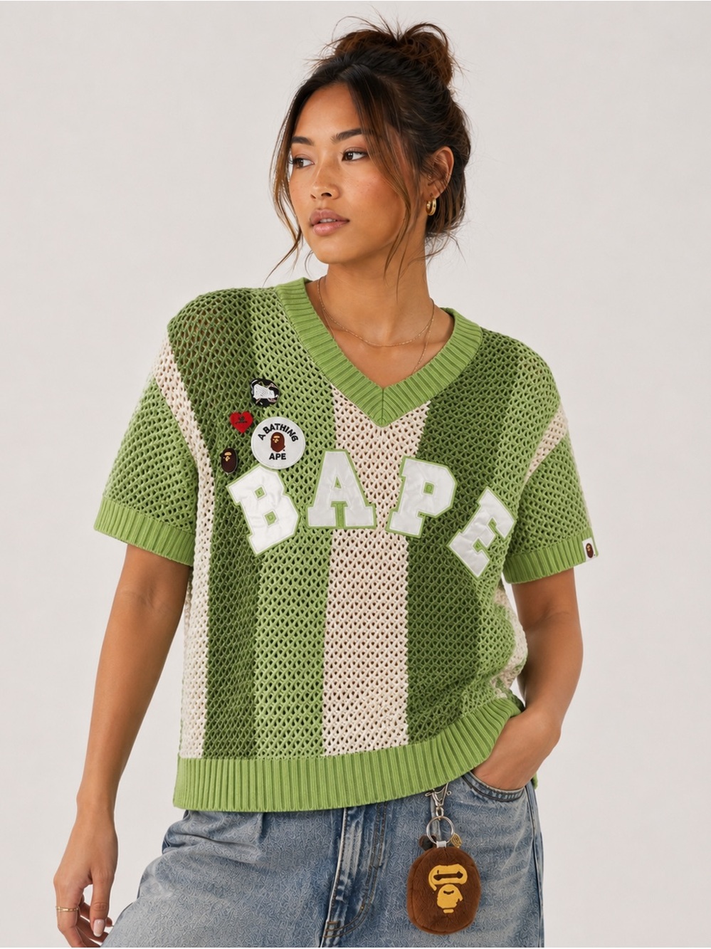 BAPE Crochet Tee NWT